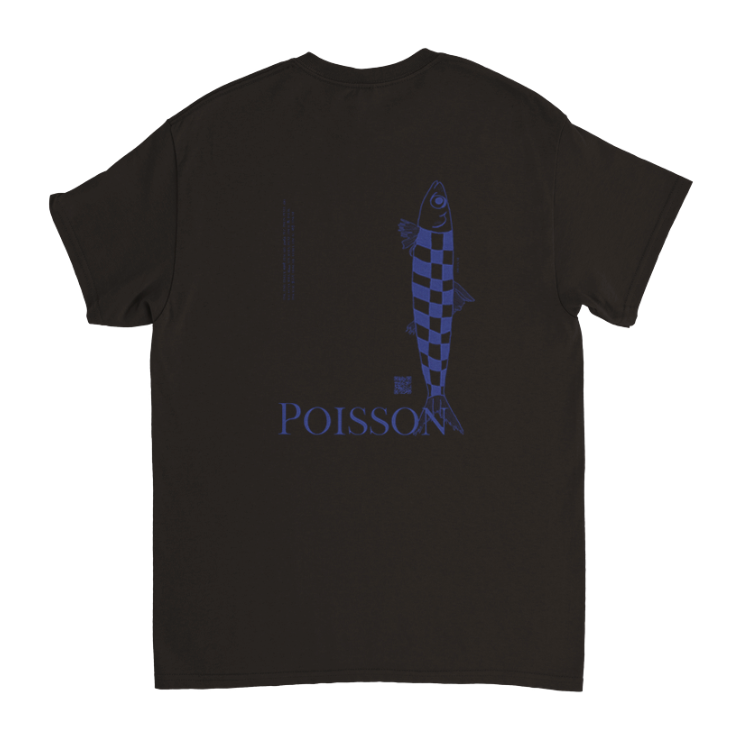 T-shirt "Poisson" (blå)
