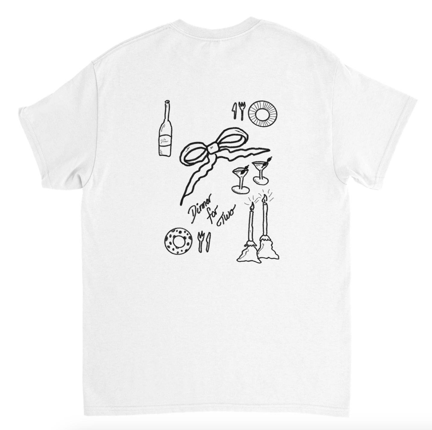 T-Shirt - "Dinner for two"