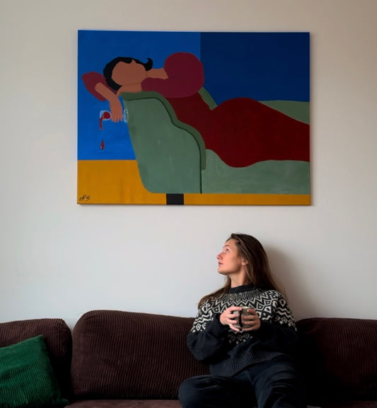 Maleri "Un Dermier Verre"